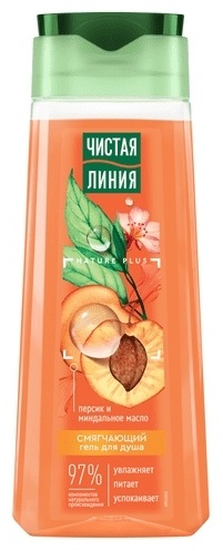 ЧИСТАЯ ЛИНИЯ Смягчающий персик и миндальное масло гель 250