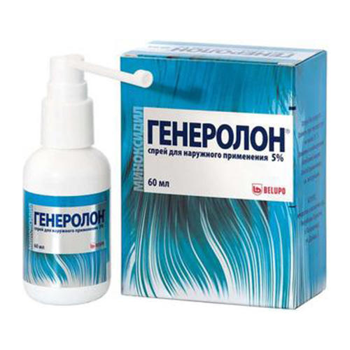 Belupo Генеролон 5% средство от облысения 60 мл