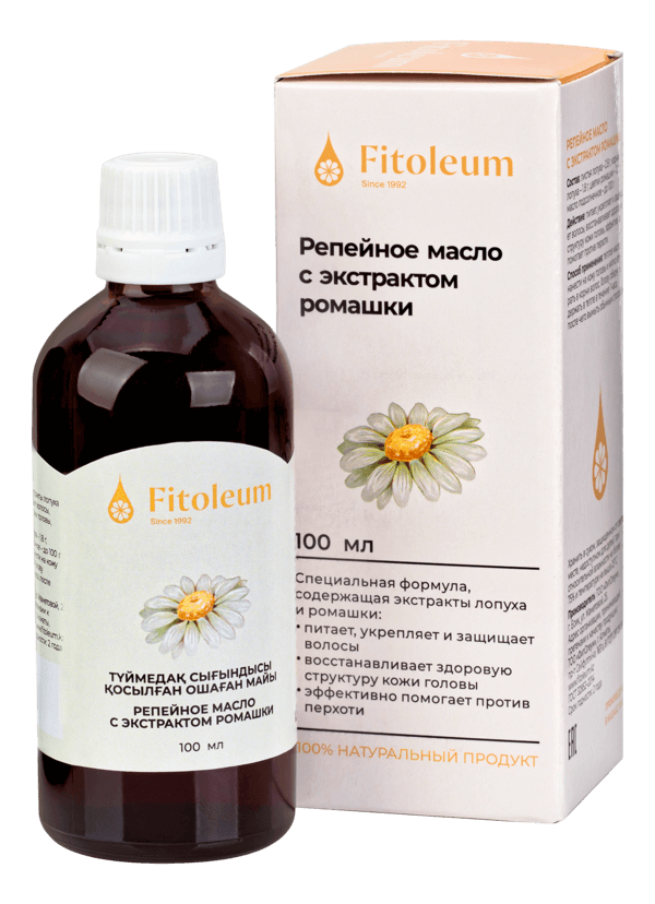 Fitoleum Репейное масло с экстрактом ромашки масло 100 мл