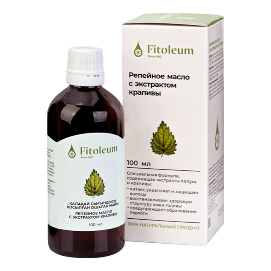 Fitoleum Репейное с экстрактом крапивы масло 100 мл