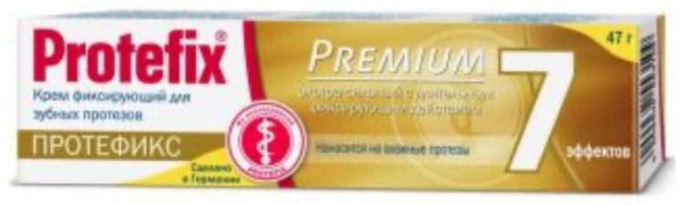 Крем Protefix Премиум фиксация зубных протезов нейтральный вкус