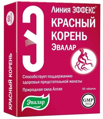 Эвалар Красный корень 0.5 г 60 таблеток