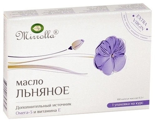 Льняное масло 300 мг № 100 капсул