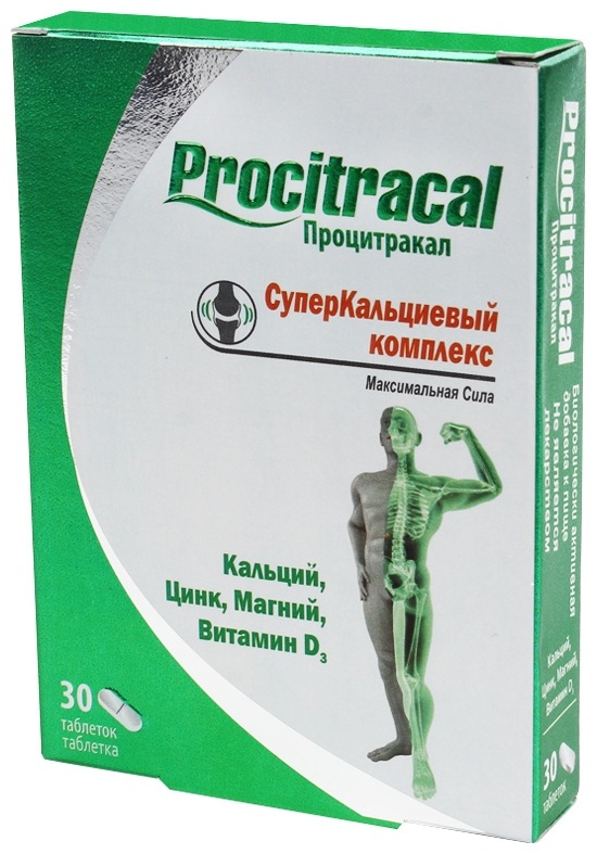 Biodeal Pharmaceuticals Pvt. Ltd. Процитракал 1305мг таблетки 30 шт