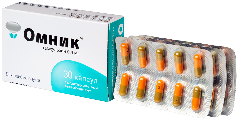 Омник капсулы 0.4 мг 30 шт