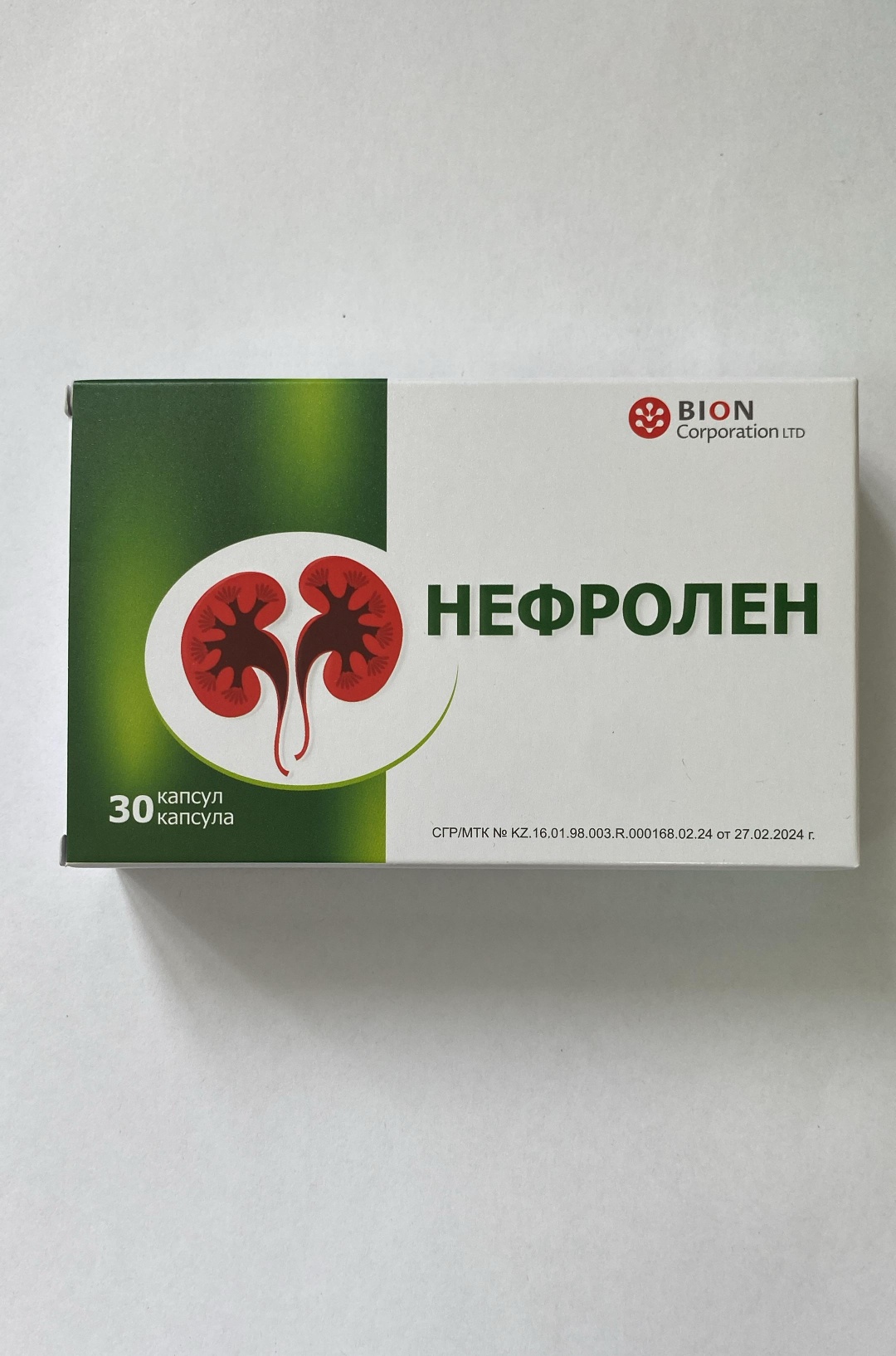 BION Corporation LTD Нефролен капсулы 30 шт