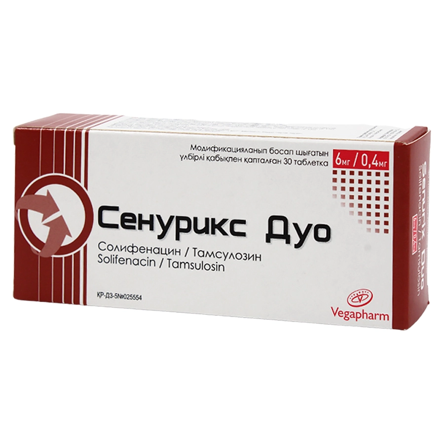 Сенурикс Дуо таблетки 6 мг/0.4 мг 30 шт