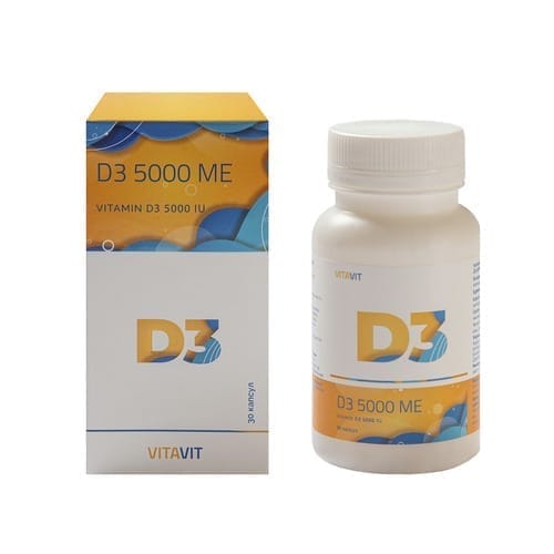 Vitavit витамин D3 5000 ME 30 таблеток