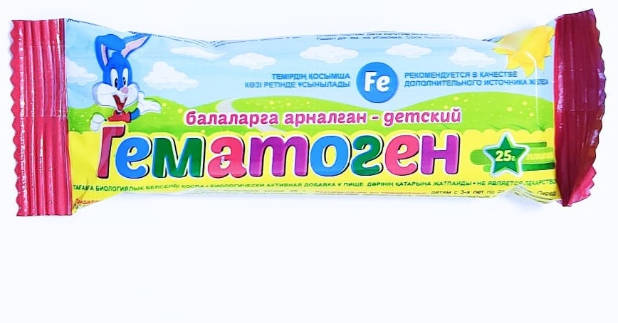 Megagem Гематоген 25 г батончик 1 шт