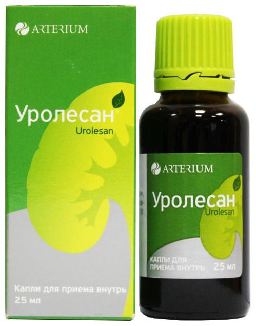 Уролесан капли 67.2 мг 25 мл