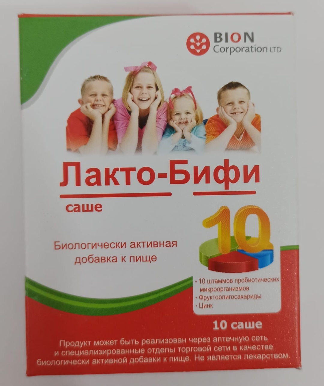 BION Corporation LTD Лакто-Бифи саше 10 шт