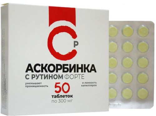 Фармгрупп ООО витамин Аскорбиновая кислота с рутином форте 300 мг 50 таблеток