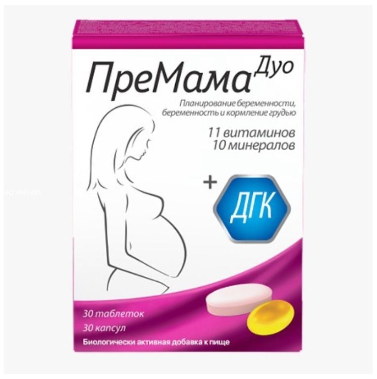 Alkaloid ПреМама Дуо капсулы 60 шт