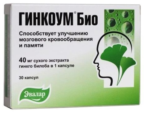 Эвалар ЗАО Гинкоум Био 40 мг таблетки 30 шт