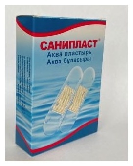Пластырь Аква пластырь 100 шт не стерильно