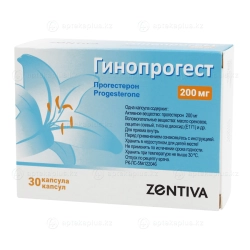 Гинопрогест капсулы 200 мг 30 шт