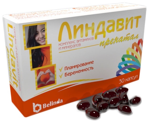 Lion Линдавит пренатал таблетки 30 шт