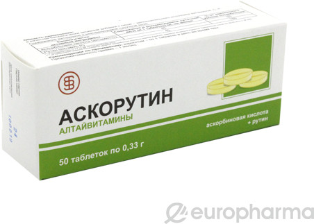 Алтайвитамины Аскорутин таблетки 50 шт