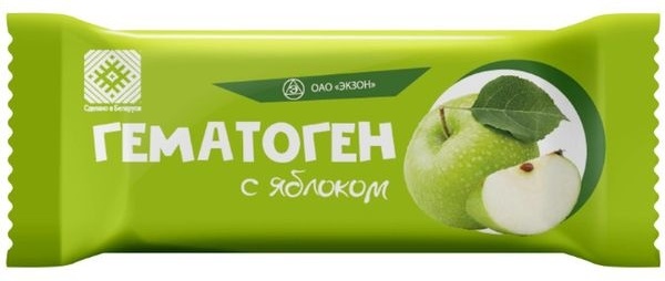 Экзон Гематоген с яблоком 40 г батончик 1 шт