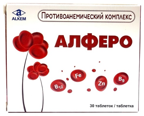 Alkem Laboratories LTD Алферо таблетки таблетки 30 шт