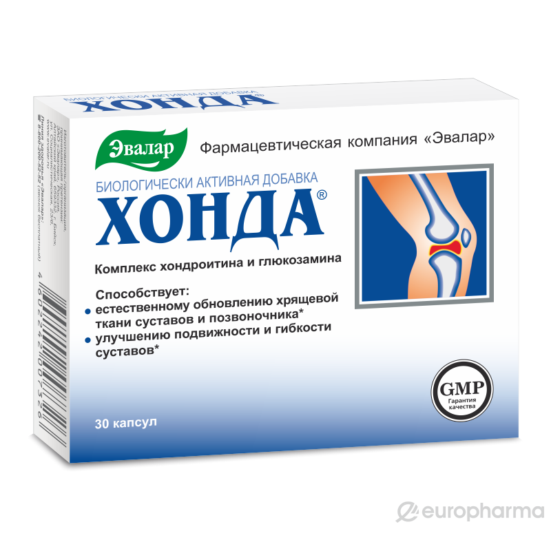 Эвалар ЗАО Хонда 350 мг 30 капсул