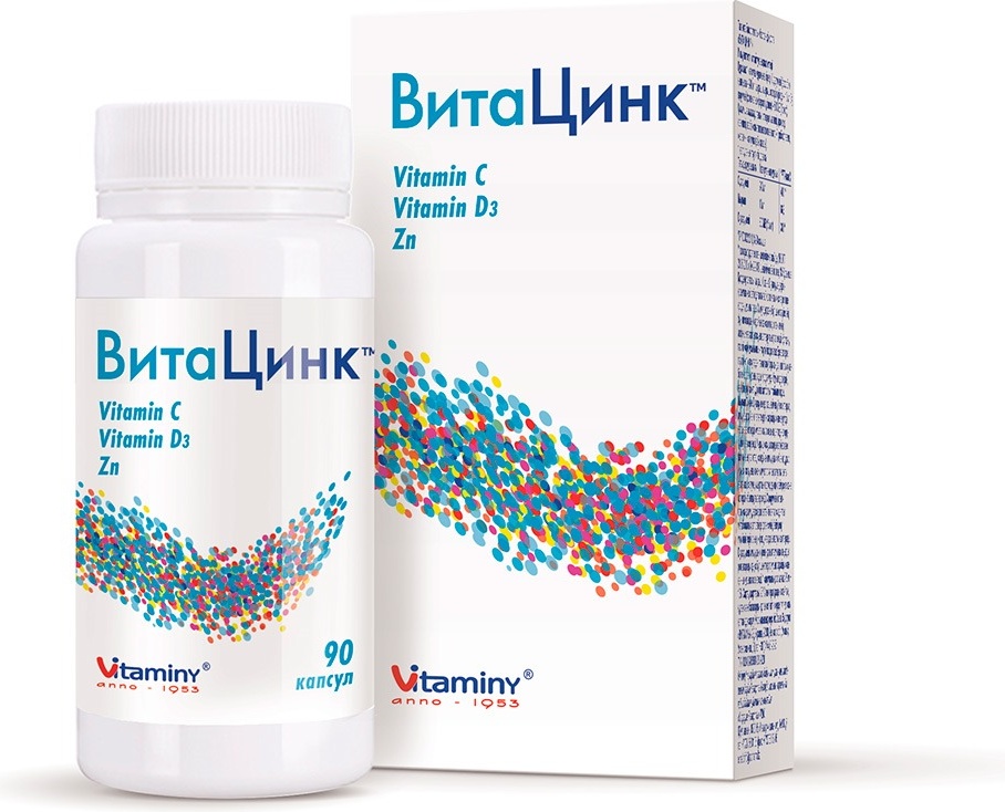 АО ВИТАМИНЫ Витацинк капсулы 90 шт