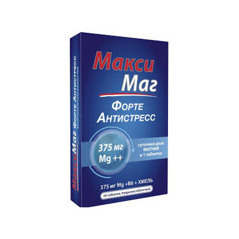 Макси Маг Форте Антистресс таблетки 30 шт