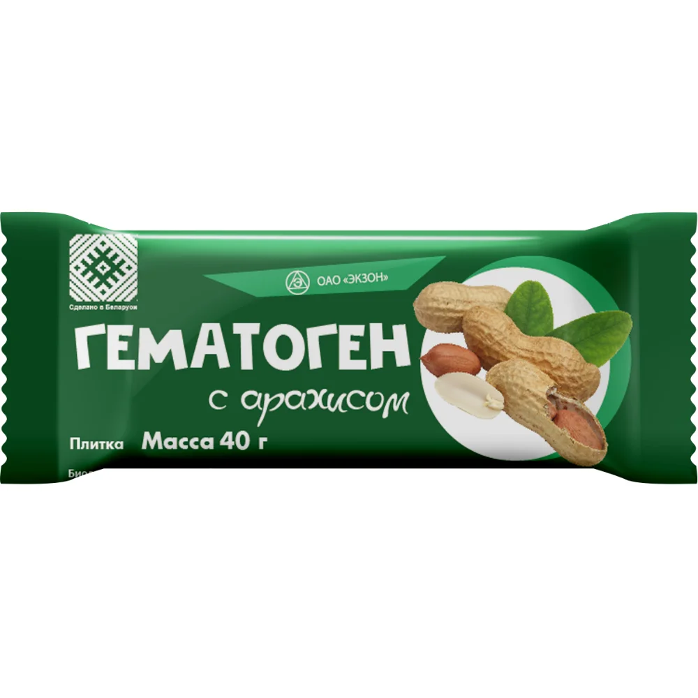 Экзон Гематоген с арахисом 40 г