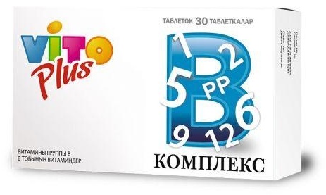 Vito Plus Витамины группы В таблетки 30 шт