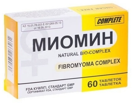 Комплит-Фарма Ко. ЛТД Миомин таблетки 60 шт