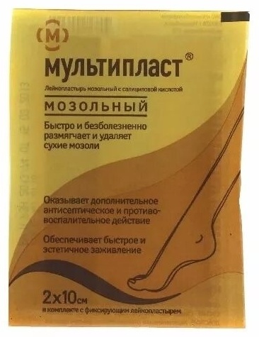 Пластырь мозольный 2х10 см 1 шт не стерильно