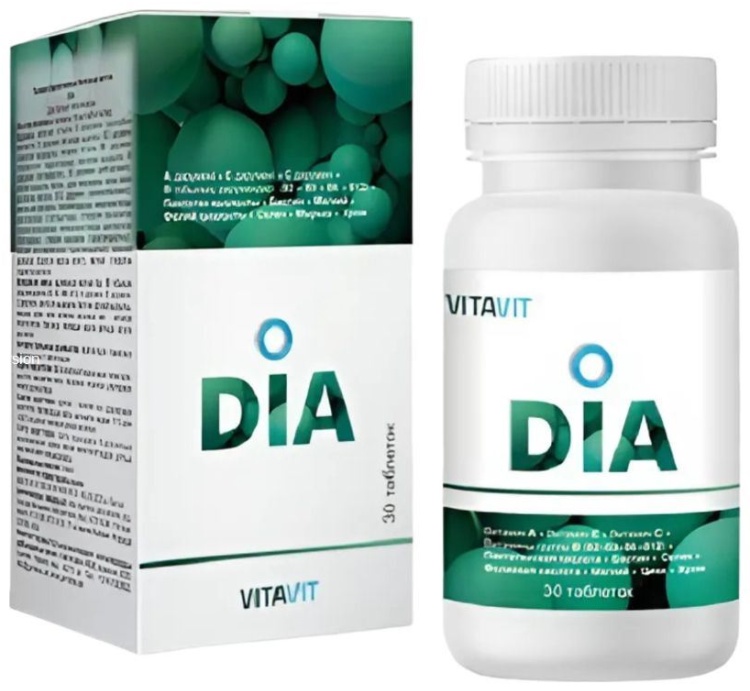 Vitavit Dia витамино-минеральный комплекс для больных диабетом таблетки 30 шт