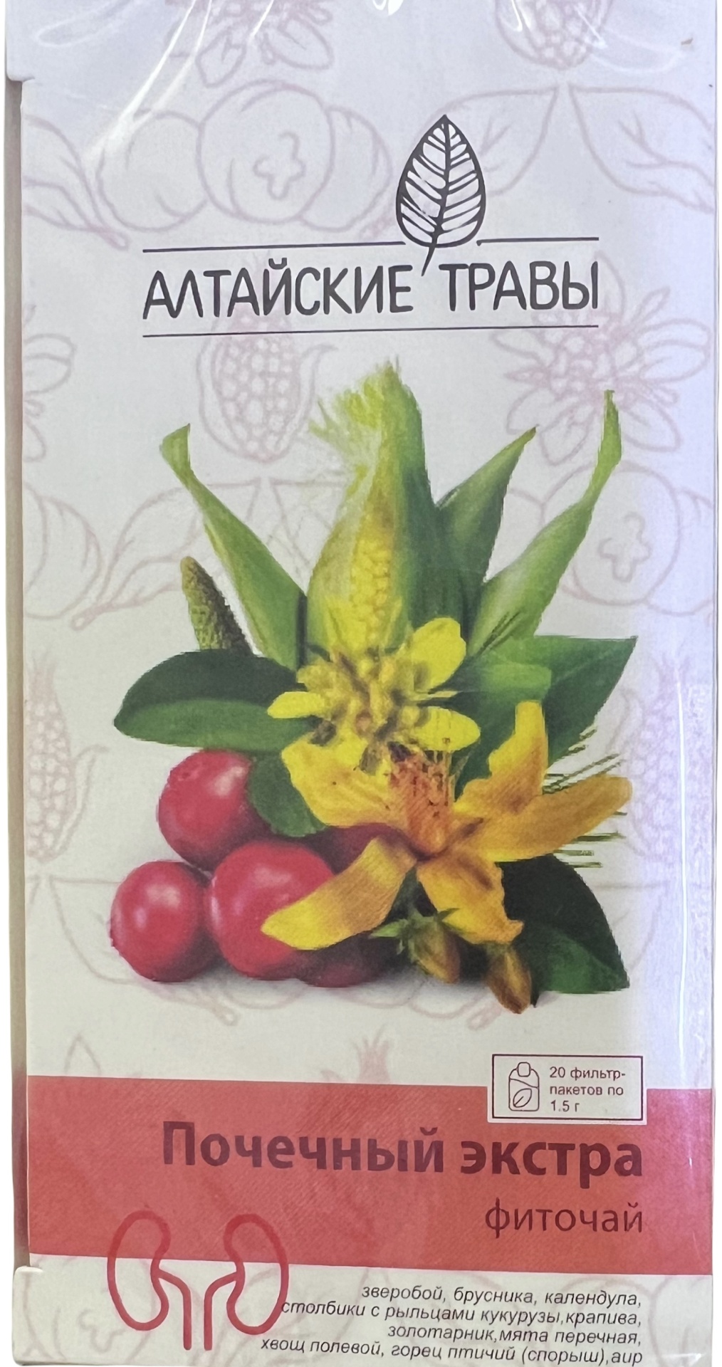 Алтайские травы фито-чай Почечный Экстра 30