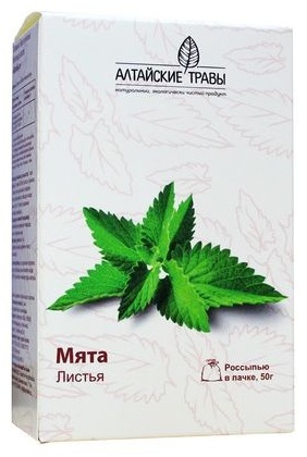 Алтайские травы листья Мяты перечной 50