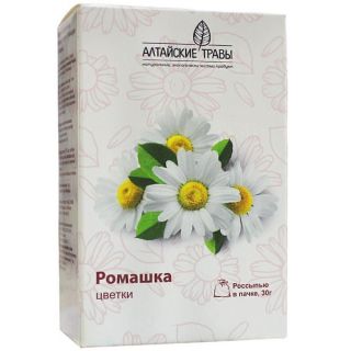 Алтайские травы цветки РОМАШКИ 30 Г ЦВЕТКИ "АЛТАЙСКИЕ ТРАВЫ" 30