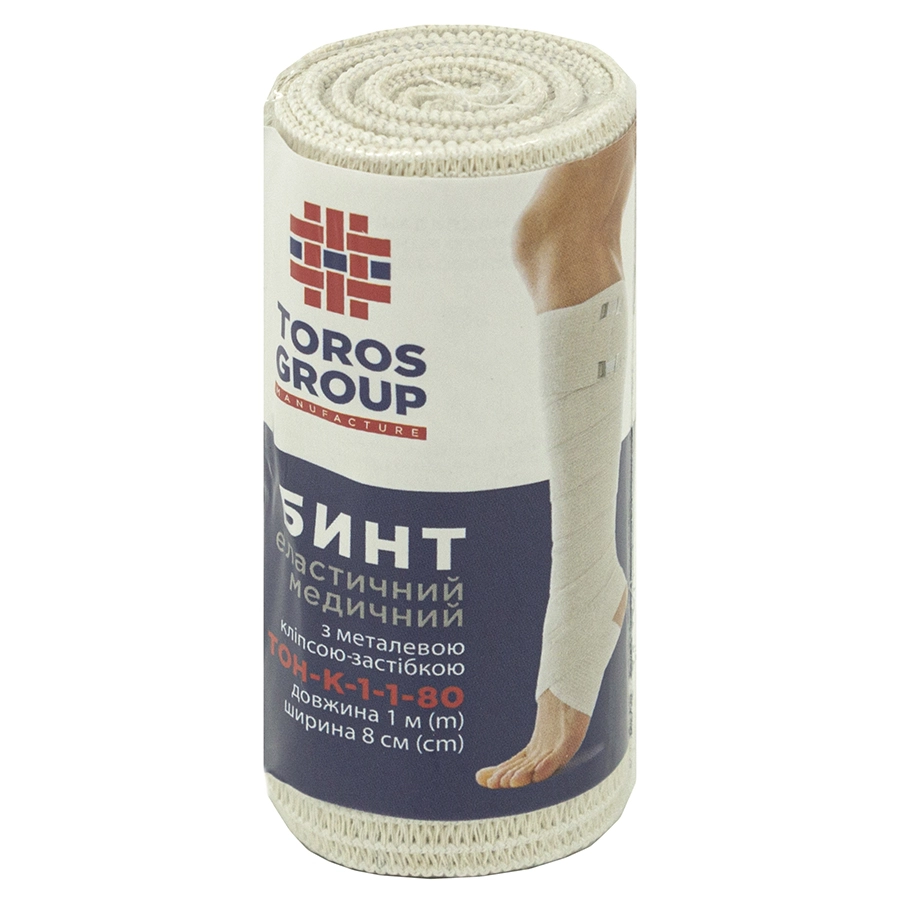 Эластичный бинт Торос-Груп 8 см х 1м 1