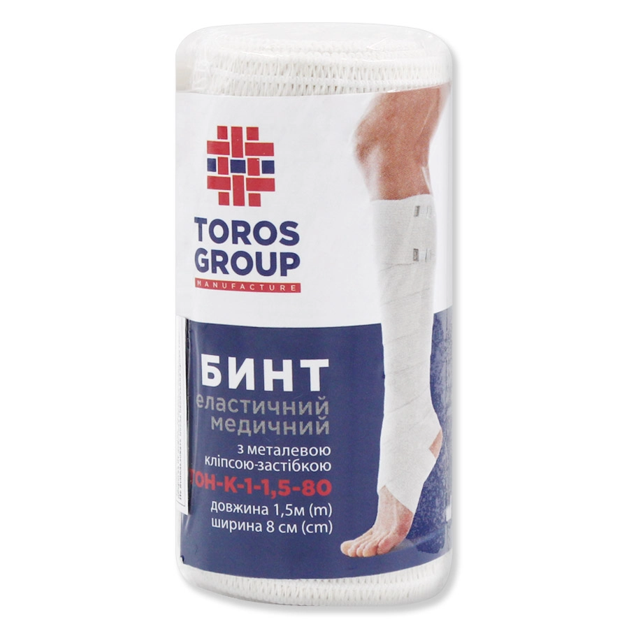 Эластичный бинт Торос-Груп 8см*1,5м 1