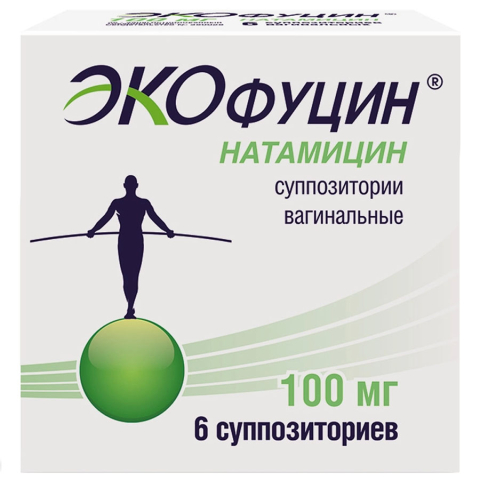 Экофуцин AVVA суппозитории 100 мг 6 шт