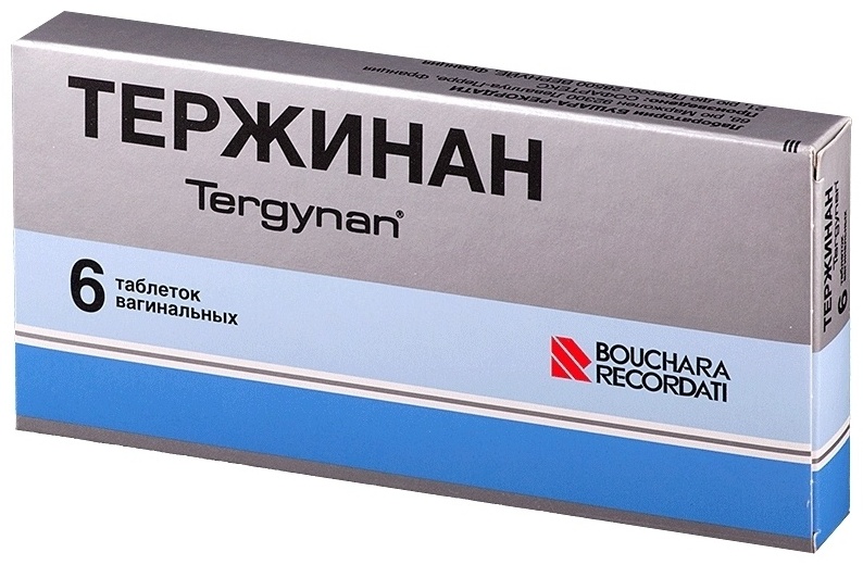 Тержинан таблетки вагинальные 200 мг 6 шт