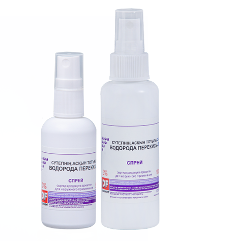 Перекись Водорода-DF раствор 3% 100 мл