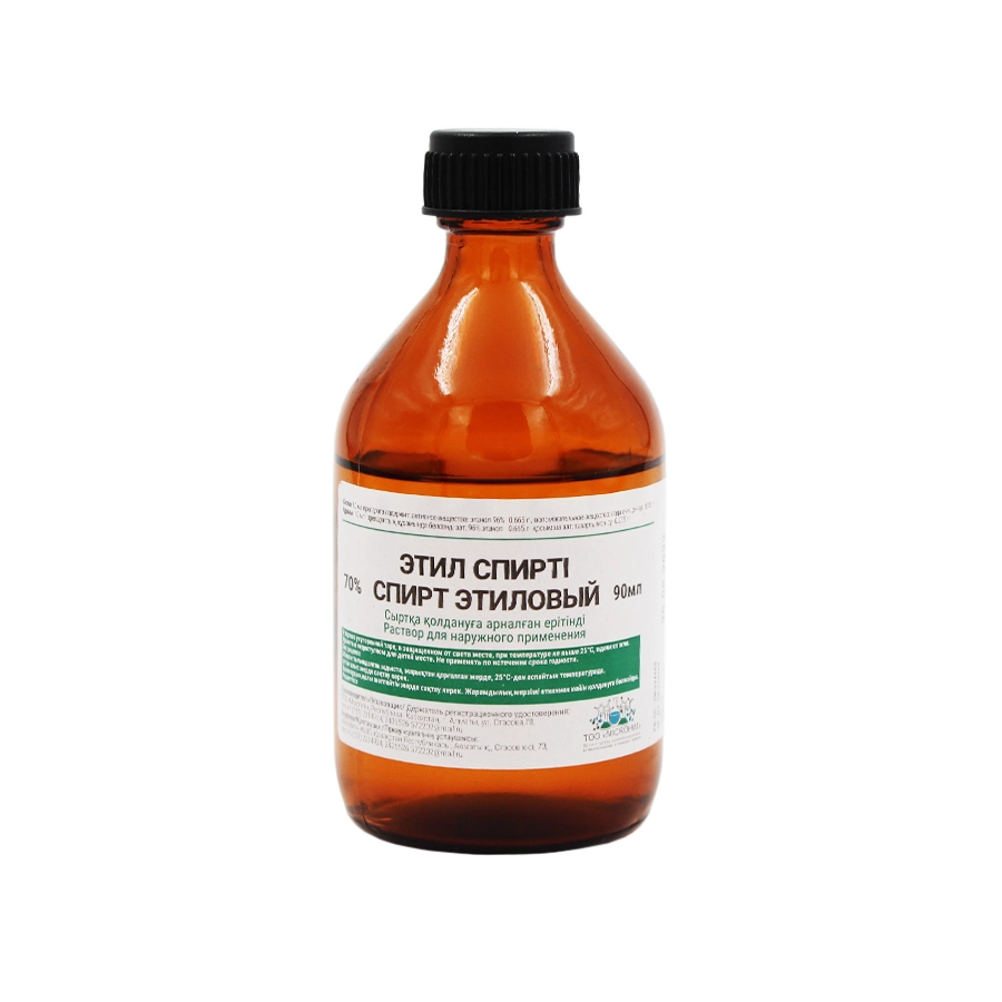 Спирт этиловый DF раствор 90% 100 мл
