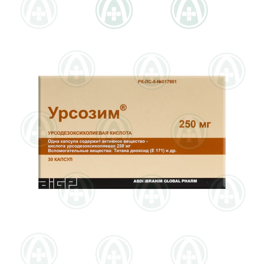 Урсозим капсулы 250 мг 30 шт