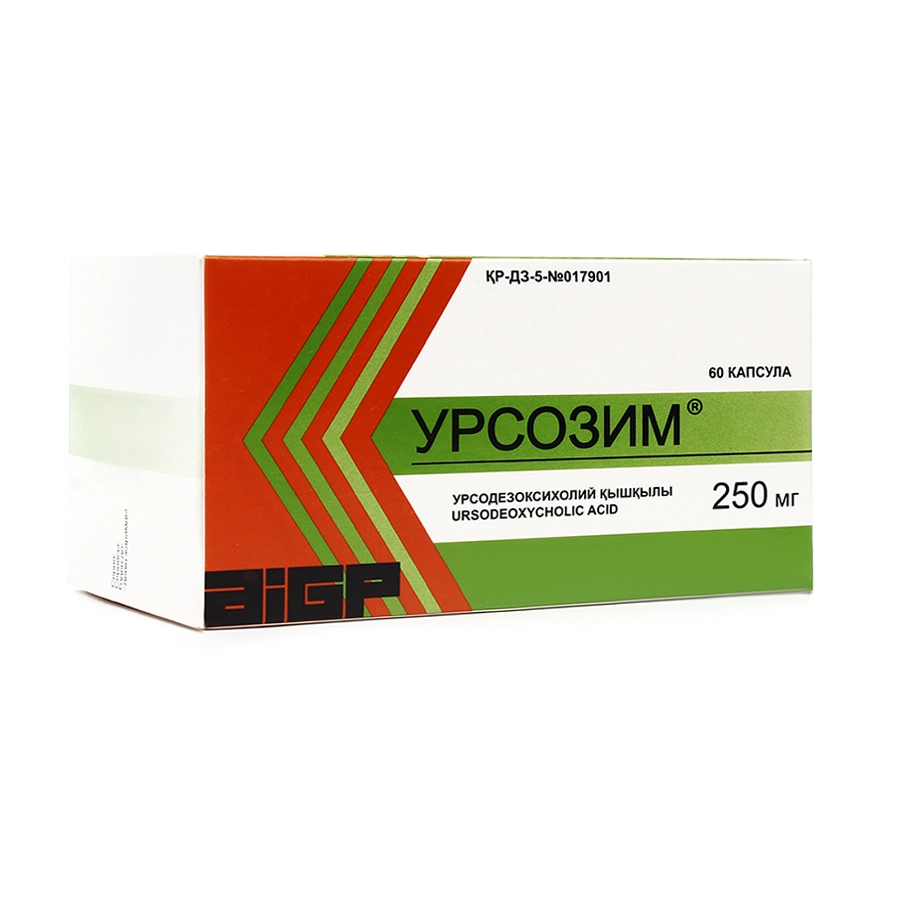 Урсозим капсулы 250 мг 60 шт