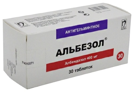 Альбезол таблетки 400 мг 30 шт