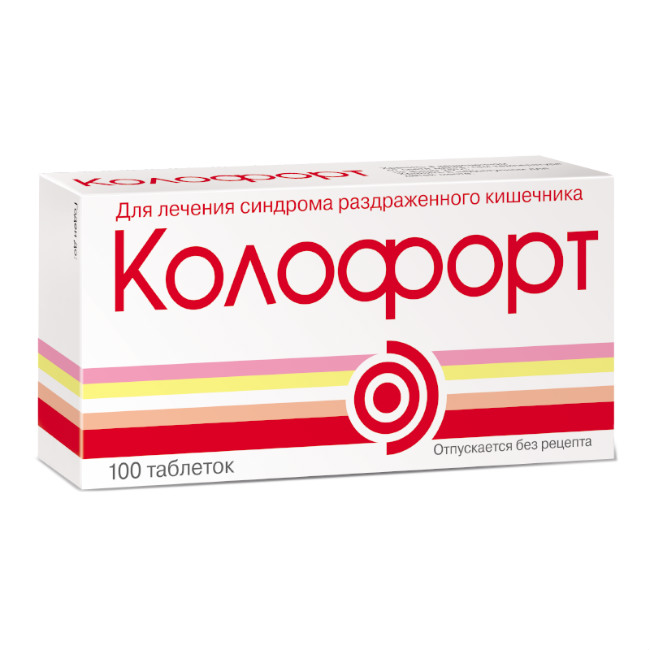 Колофорт таблетки 0.006 г 100 шт
