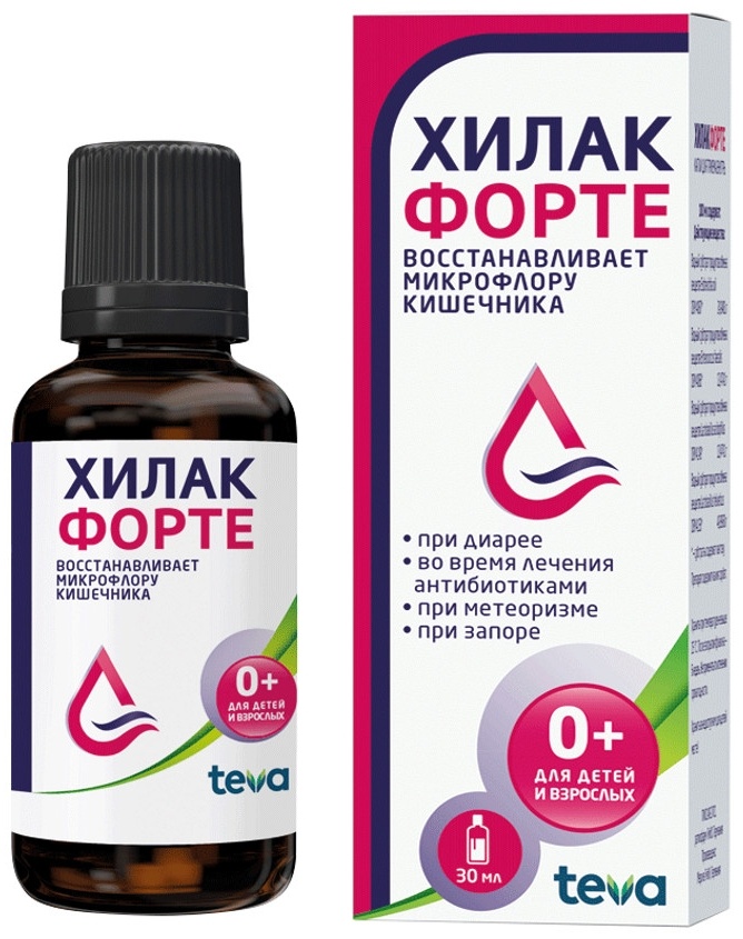 Хилак Форте капли 30 мл