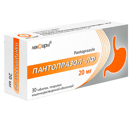 Пантопразол-ЛФ таблетки 20 мг 30 шт