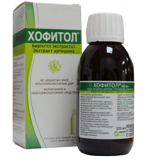 Хофитол раствор 200 мг/мл 120 мл