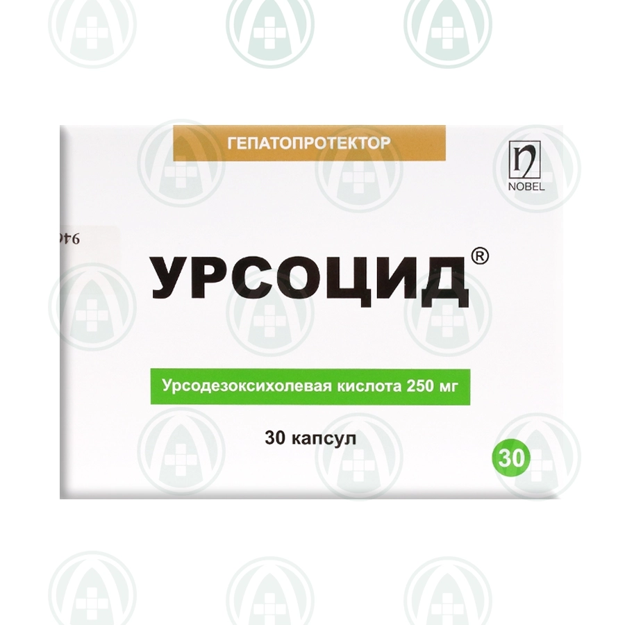 Урсоцид таблетки 250 мг 30 шт