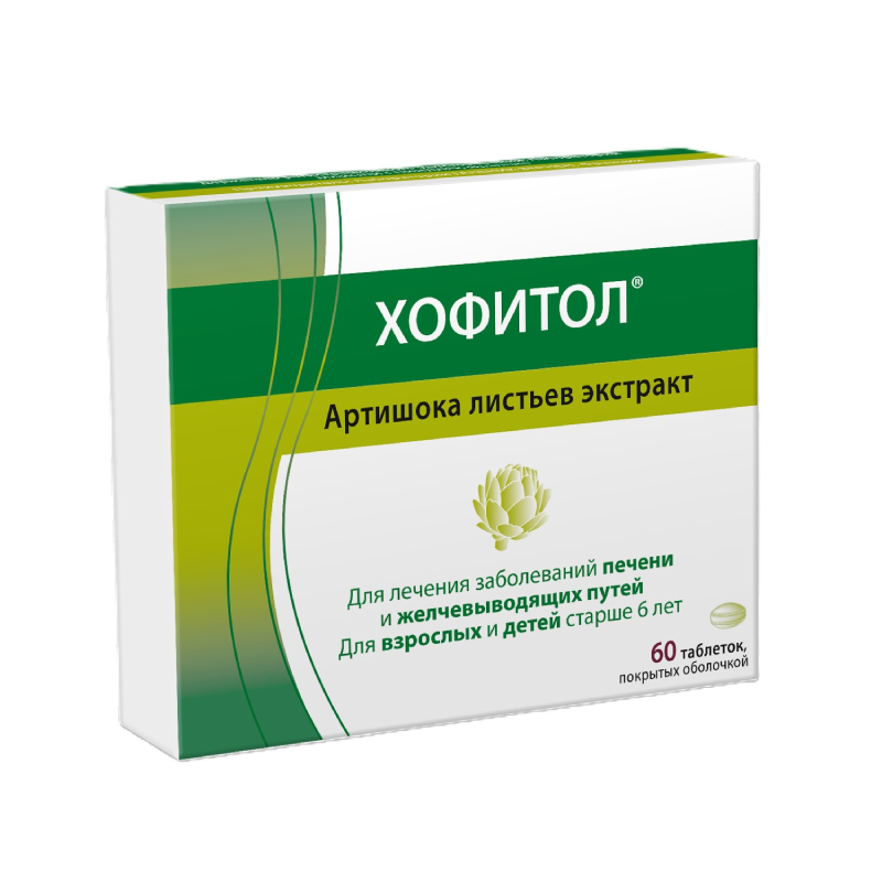 Хофитол таблетки 200 мг 60 шт
